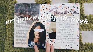 my 1st art journal flip through  ♡