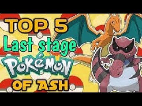 Top 5 Last stage Pokemon of Ash In Hindi