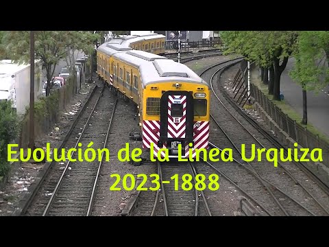 Evolución de la Linea Urquiza 2023-1888 (video mejorado y resubido)