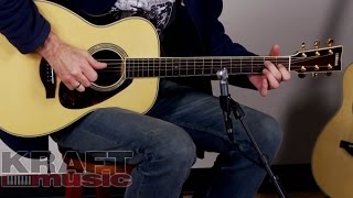 Video thumbnail for Yamaha LS6 ARE Handcrafted Acoustic Guitar Performance by Kraft Music