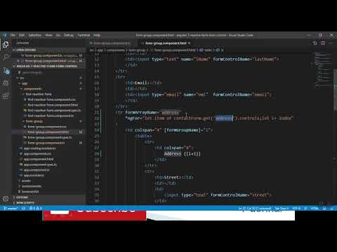 Angular 7 Tutorial Formarray In Model Driven Forms Or In Reactive Forms