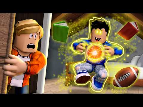 His New Brother SECRETLY Had SUPER POWERS! (A Roblox Movie)
