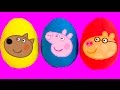 Peppa pig Playdoh eggs surprise eggs toy videos juguetes peppa pig huevos sorpresa