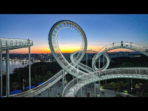 A trilha de trekking mais exclusiva da Coreia? Caminhada espacial desafiadora | Guia de viagem da Coreia 4K HDR