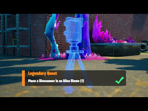 Place a Bioscanner in an Alien Biome (1) - Fortnite Week 9 Legendary Quest