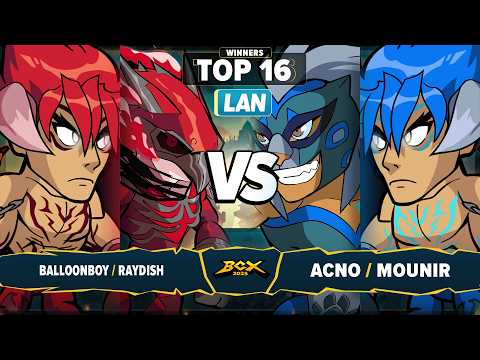 Acno & Mounir vs Balloonboy & Raydish - Top 16 - Brawlhalla World Championship 2025 - LAN 2v2