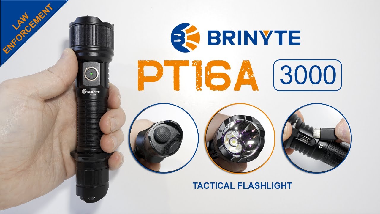 [Review] BRINYTE PT16A 3000 Triple switch Law Enforcement Tactical