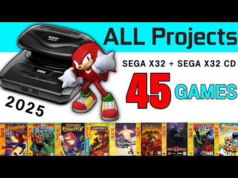 SEGA 32X & SEGA CD 32X – The Complete 45-Game Library!