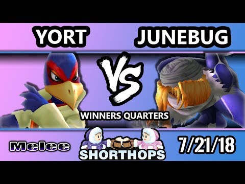 SH 1 SSBM - Yort (Falco) Vs. Junebug (Sheik) - Smash Melee Winners Quarters