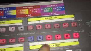 Saving Color Scenes on a SmartFade ML