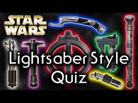 Find out YOUR lightsaber HILT style! - Star Wars Quiz Video