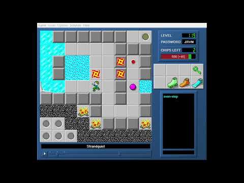 Chip's Challenge CCLP4 Level 119 (Strandquist) - 520 seconds