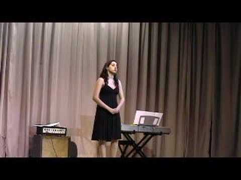 Tal Heller age 12 singing "What Good Would the Moon Be"