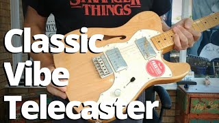 Video thumbnail for Squier Classic Vibe 70s Telecaster Thinline Review by The Guitar Manifesto