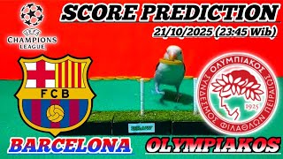 BARCELONA VS OLYMPIAKOS || UEFA CHAMPIONS LEAGUE || SCORE PREDICTION QUEEN VERSION