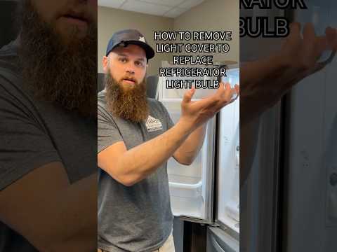How to Remove Refrigerator Light Cover to Change Bulb