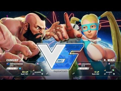 AlmostAA: Street Fighter V Beta Zangief Match Play!