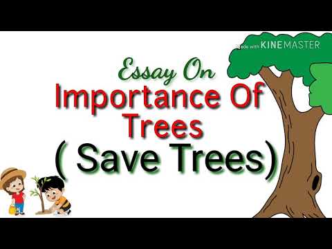 Essay on IMPORTANCE OF TREE in English ( 15 lines ) | Save Trees Video