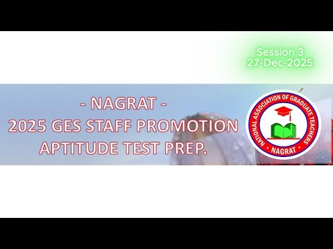 DAY 3 NAGRAT 2025 Staff Promotion Aptitude Test Prep