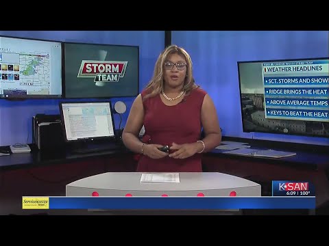 KSAN Storm Team Weather Forecast at 6 PM