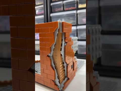 🌈NEW Modular Texturing Technique! #lego #moc #legocity #afol #italy