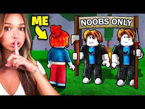 I Secretly Joined a NOOB ONLY Team in 99 Nights in the Forest