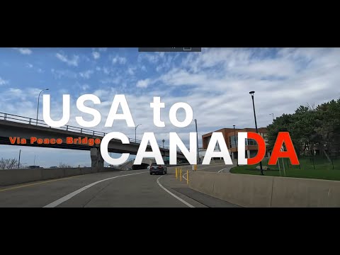 Accidentally Crossing the US - Canada Border on Peace Bridge! 🚗🌉 | DashCam Adventure