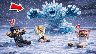 عائلة المتدعبلين #521 وحش الجليد العملاق هجم علينا !!؟😨😱