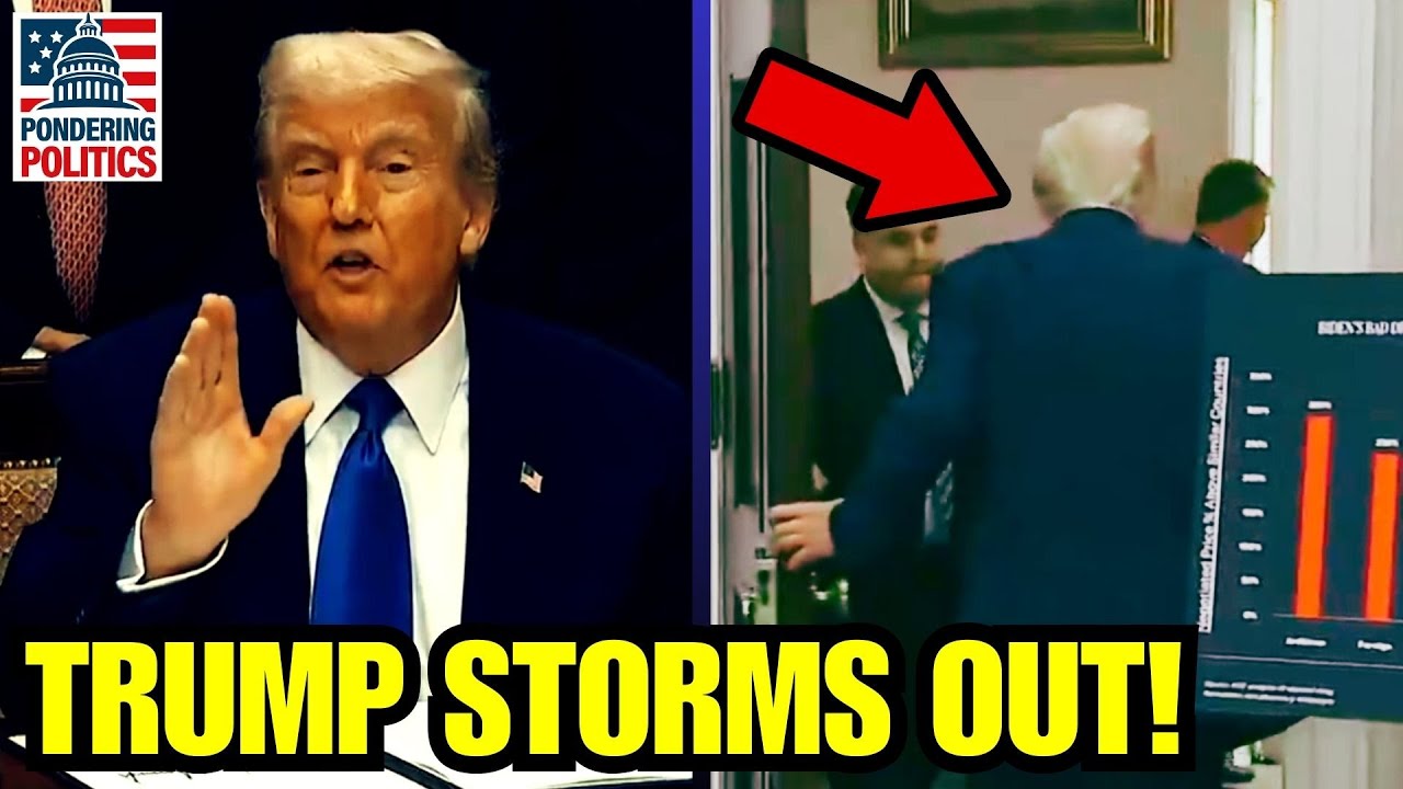 Trump STORMS OUT OF THE ROOM IN RAGE As Reporter CONFRONTS HIM!