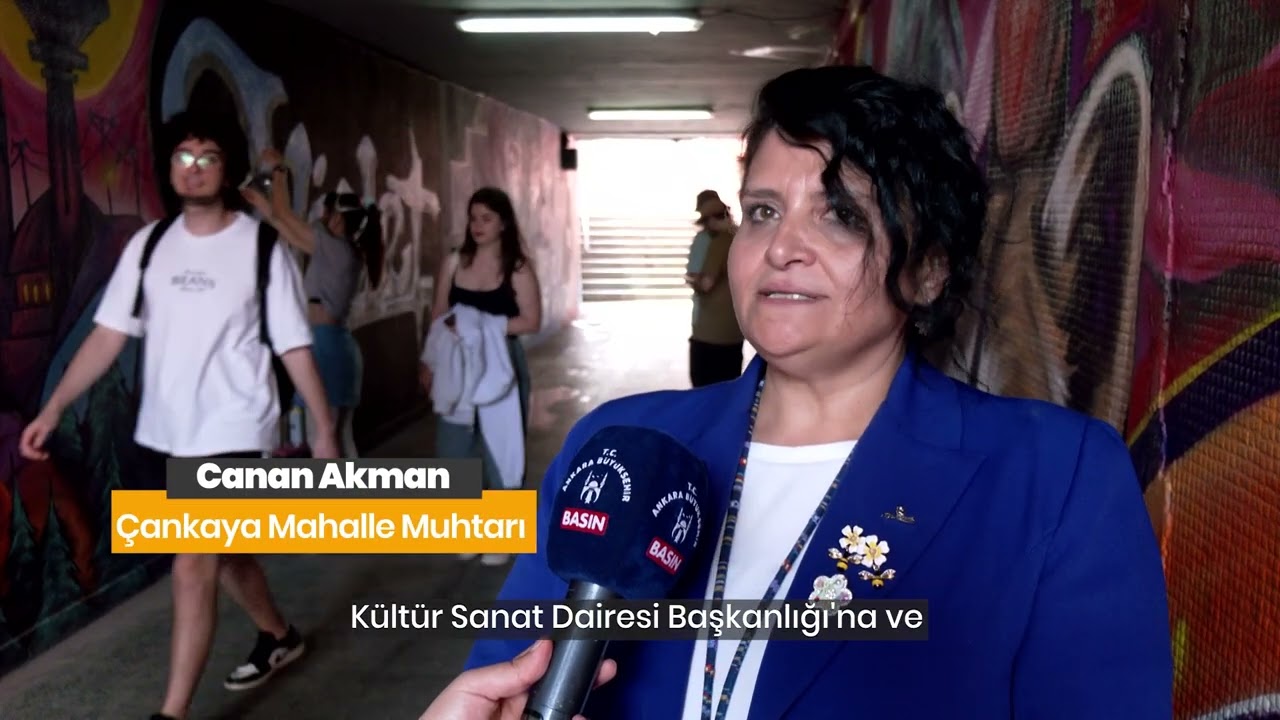 Farabi Alt Geçidi’ni genç grafiti sanatçılarımıza açarak açık hava sanat galerisine dönüştürdük. 🎨