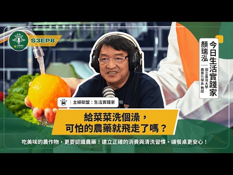 【主婦聯盟：生活實踐家】S3EP8｜給菜菜洗個澡，可怕的農藥就飛走了嗎？｜Feat. 國立臺灣大學農業化學系 顏瑞泓 教授