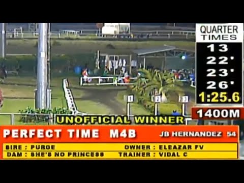 PERFECT TIME - MMTCI RACE 7 JANUARY 26, 2020 BAYANG KARERISTA HORSE RACING AT METRO TURF