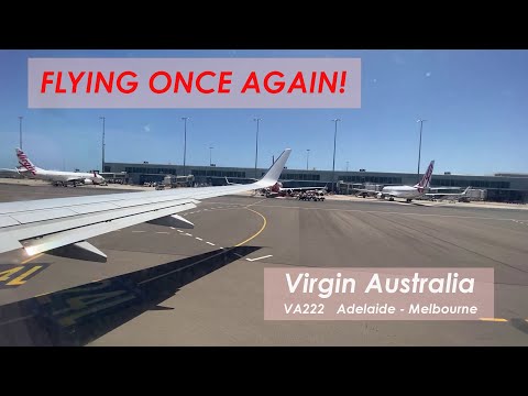 INFLIGHT VIDEO | Virgin Australia VA222 | Adelaide to Melbourne