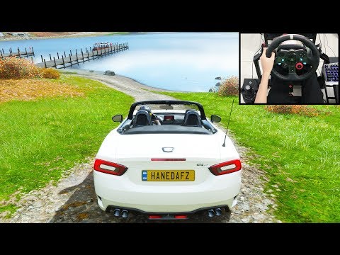 Fiat 124 Spider - Forza Horizon 4 | Logitech g29 gameplay