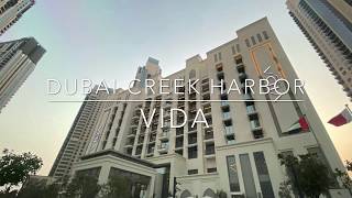 ドバイクリークの絶景を一望できる【Vida Creek Harbour (ディーダ クリーク ハーバーホテル)】