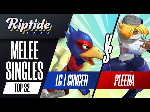 Ginger vs Pleeba - Melee Singles Top 32 - Riptide 2022 | Falco vs Sheik