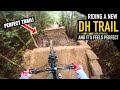 YOU MUST SEE HOW PERFECT THIS NEW DOWNHILL TRAIL IS...