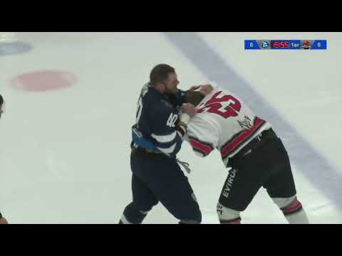 Guillaume Morin vs Derek Parker + Agresseur Simon Desmarais sur Danyck Calgaro - 06-04-24