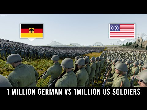 CAN 1 MILLION US SOLDIERS WIN AGAINST 1 MILLION GERMAN SOLDIERS - Ultimate Epic Battle Simulator 2