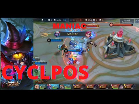 MANIAC CYCLOPS- Hyper Cyclops 100% Brutal Delete All Enemy!  #mlbb
