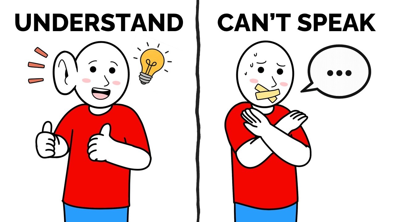 Why You Understand English But Can't Speak