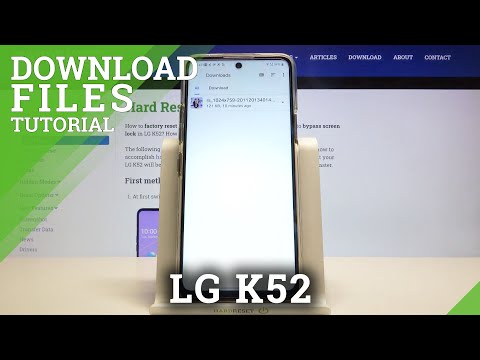 LG K52 Saved Files - Find Downloaded Files