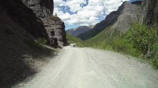 preview picture of video 'Short section of Camp Bird Mine Rd Ouray, Colorado'