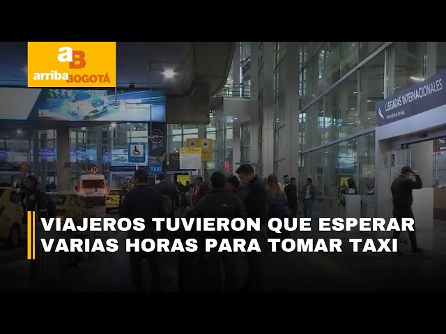 Decenas de pasajeros afectados por las protestas de taxistas en el aeropuerto