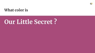 Our Little Secret color #a84b7a hex color - Red color - Cool color a84b7a