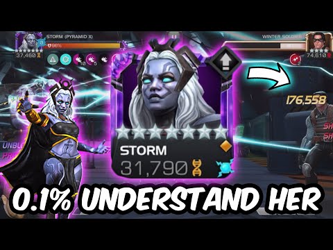 0.1% Of Players Understand The Max Power of 7 Star Storm Pyramid X - Marvel Contest of Champions