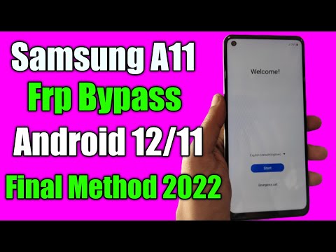 Final Solution | Samsung A11 Frp Bypass/Unlock Google Account Lock Android 12/11 | New Tool