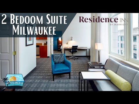Residence Inn has spacious 2 bedroom suite in downtown Milwaukee
