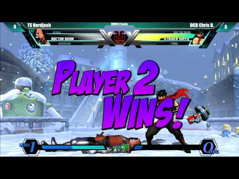NEC15 - UMVC3 - Top 32 - Ft. Treblig-Punisher, Randomfiend, NerdJosh, KBrad