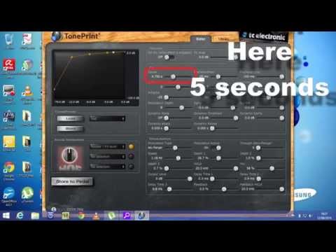 Hall of fame mini reverb. Audio test #3: Tone editor / usb